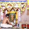 The Maha Vishnu Image on dias